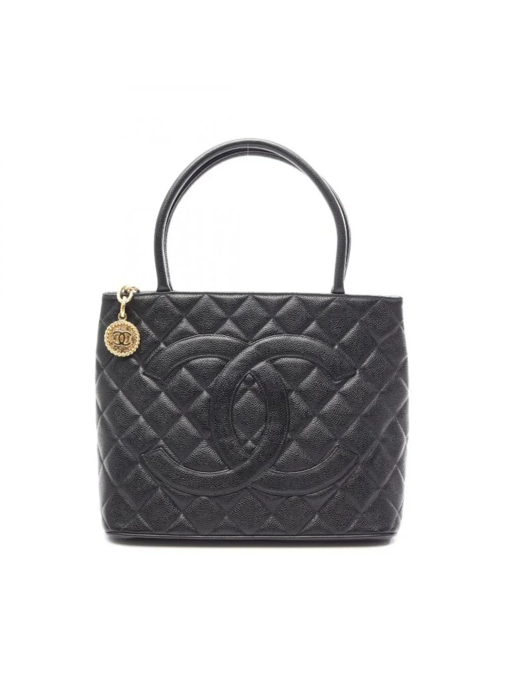Chanel Tote Reissue Black Caviar Leather